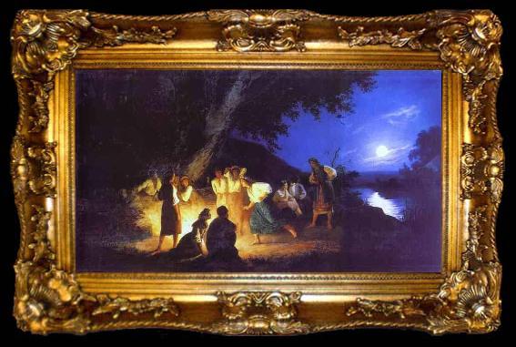 framed  Henryk Siemiradzki Night on the eve of Ivan Kupala, ta009-2